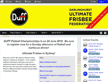 Tablet Screenshot of duff.org.au